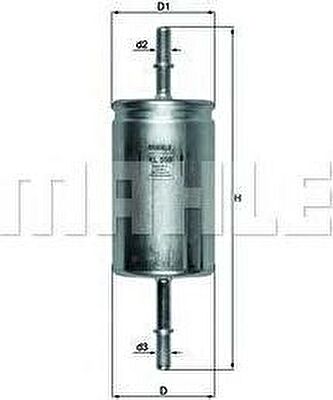 KNECHT/MAHLE Фильтр топливный MAZDA 3/FORD/VOLVO (KL559, KL559) KNECHT/MAHLE Фильтр топливный MAZDA 3/FORD/VOLVO (KL559, KL559)