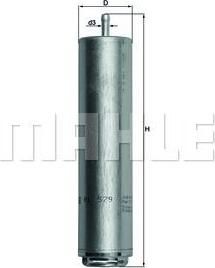KNECHT/MAHLE Фильтр топливный X3 3.0D (KL579D) KNECHT/MAHLE Фильтр топливный X3 3.0D (KL579D)