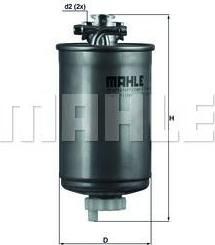 KNECHT/MAHLE Фильтр топливный AD VW дизель под клапан обратки (1H0127401C, KL75)