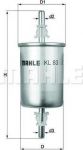 KNECHT/MAHLE Фильтр топливный OPEL Chevrolet VW без контакта (25121074, KL83)