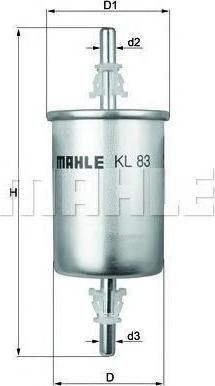 KNECHT/MAHLE Фильтр топливный OPEL Chevrolet VW без контакта (25121074, KL83) KNECHT/MAHLE Фильтр топливный OPEL Chevrolet VW без контакта (25121074, KL83)