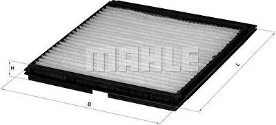 Knecht/Mahle LA 404 фильтр, воздух во внутренном пространстве на NISSAN MICRA II (K11)