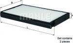 Knecht/Mahle LA 634/S фильтр, воздух во внутренном пространстве на HYUNDAI H-1 Cargo (TQ)