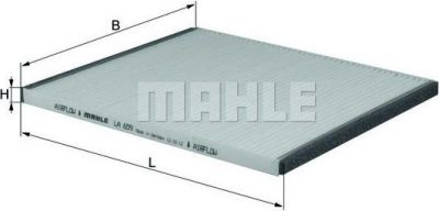 Knecht/Mahle LA 659 фильтр, воздух во внутренном пространстве на FIAT PALIO Weekend (178DX)