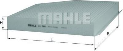 KNECHT/MAHLE Фильтр салонный AUDI A4, A5 07- (8K0 819 439, LA386)