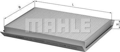 KNECHT/MAHLE Фильтр салонный VOLVO 850/S70 (9192522, LA79)