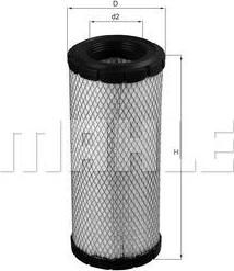 Knecht/Mahle LX 1241 воздушный фильтр на FIAT 66 Serie