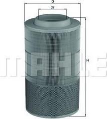 Knecht/Mahle LX 1279 воздушный фильтр на DAF 75 CF