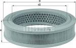 Knecht/Mahle LX 157 воздушный фильтр на FIAT 128 купе (128_)