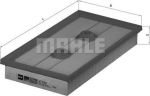 Knecht/Mahle LX 1643 воздушный фильтр на VW JETTA III (1K2)