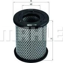 Knecht/Mahle LX 2000 воздушный фильтр на NISSAN PICK UP III (D22)