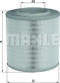 Knecht/Mahle LX 3143 воздушный фильтр на NISSAN CABSTAR