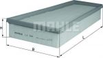 Knecht/Mahle LX 744 воздушный фильтр на PEUGEOT 306 (7B, N3, N5)