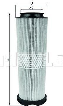 Knecht/Mahle LX 943 воздушный фильтр на MERCEDES-BENZ C-CLASS купе (CL203)
