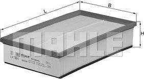 KNECHT/MAHLE Фильтр воздушный VW T5 (7H0129620A, LX864) KNECHT/MAHLE Фильтр воздушный VW T5 (7H0129620A, LX864)