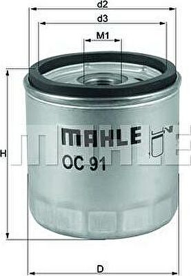 Knecht/Mahle OC 91D1 масляный фильтр на MOTORCYCLES K