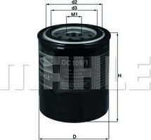 KNECHT/MAHLE Фильтр масляный FORD NISSAN SUBARU (1520855Y00, OC109/1) KNECHT/MAHLE Фильтр масляный FORD NISSAN SUBARU (1520855Y00, OC109/1)