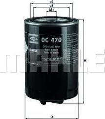 KNECHT/MAHLE Фильтр масляный AD VW SK AWT,AWM (068115561F, OC470) KNECHT/MAHLE Фильтр масляный AD VW SK AWT,AWM (068115561F, OC470)
