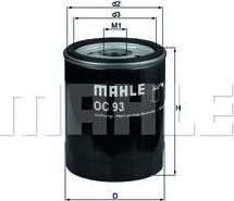KNECHT/MAHLE Фильтр масляный OPEL VecA/KadE/AstF 1.6-1.7D (650388, OC93) KNECHT/MAHLE Фильтр масляный OPEL VecA/KadE/AstF 1.6-1.7D (650388, OC93)