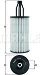 KNECHT/MAHLE Фильтр масляный MB M276/M278 (A2761800009, OX 814D)