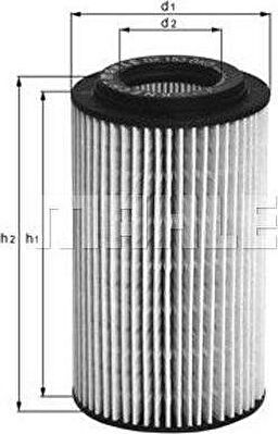KNECHT/MAHLE Фильтр масляный OPEL VecB/AstF/G/OmB/FronB дизель (5650319, OX153D1) KNECHT/MAHLE Фильтр масляный OPEL VecB/AstF/G/OmB/FronB дизель (5650319, OX153D1)