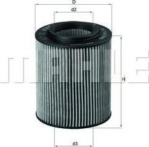 KNECHT/MAHLE Фильтр масляный M50/52 (11427512300, OX154/1D) KNECHT/MAHLE Фильтр масляный M50/52 (11427512300, OX154/1D)