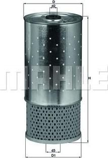 KNECHT/MAHLE Фильтр масляный MB M617 (6171800009, OX78D) KNECHT/MAHLE Фильтр масляный MB M617 (6171800009, OX78D)