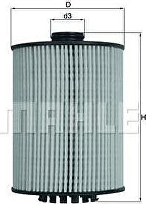 KNECHT/MAHLE Фильтр масляный VAG (03H115562, OX983D) KNECHT/MAHLE Фильтр масляный VAG (03H115562, OX983D)