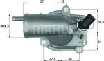 Knecht/Mahle TH 9 87 термостат, охлаждающая жидкость на MERCEDES-BENZ C-CLASS универсал (S202)