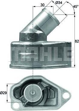 KNECHT/MAHLE Термостат CHEVROLET/DAEWOO (92062728, TI 9 87) KNECHT/MAHLE Термостат CHEVROLET/DAEWOO (92062728, TI 9 87)