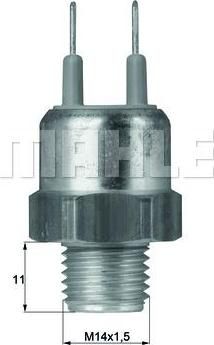 Knecht/Mahle TSW 18D термовыключатель, вентилятор радиатора на 3 Touring (E30)