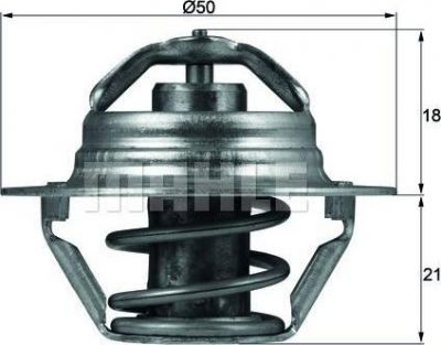 Knecht/Mahle TX 100 89D термостат, охлаждающая жидкость на RENAULT LOGAN I универсал (KS_)