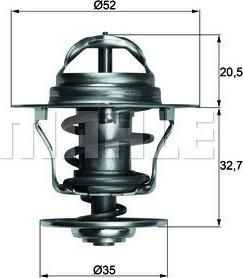 KNECHT/MAHLE Термостат FORD (1 001 993, TX 12 88D) KNECHT/MAHLE Термостат FORD (1 001 993, TX 12 88D)