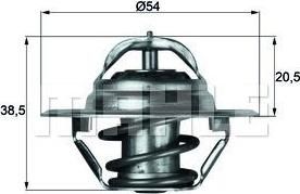 Knecht/Mahle TX 3 83D термостат, охлаждающая жидкость на JEEP CHEROKEE (XJ)