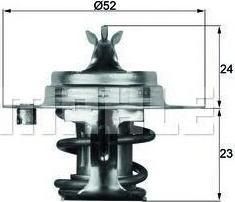 KNECHT/MAHLE Термостат DAIHATSU (90048-33021, TX 7 88D) KNECHT/MAHLE Термостат DAIHATSU (90048-33021, TX 7 88D)