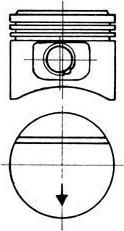 KOLBENSCHMIDT Поршнекомплект Mercedes W124/W461/208/210/308/310/408-410 M102 2.3 (93671600)