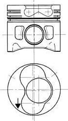 KOLBENSCHMIDT Поршнекомплект VAG 2.5TDI AAT/ABP/AEL/ACV 3/4/5Cyl (94430720)