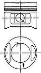 Kolbenschmidt 94910710 поршень на FIAT UNO (146A/E)