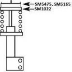 KYB SM1022 опора стойки амортизатора на VOLVO S80 I (TS, XY)