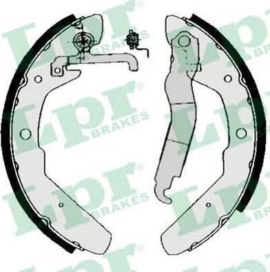 LPR 03970 Колодки тормозные барабанные VW T3 1.6-2.1 79-92 (251609531P)