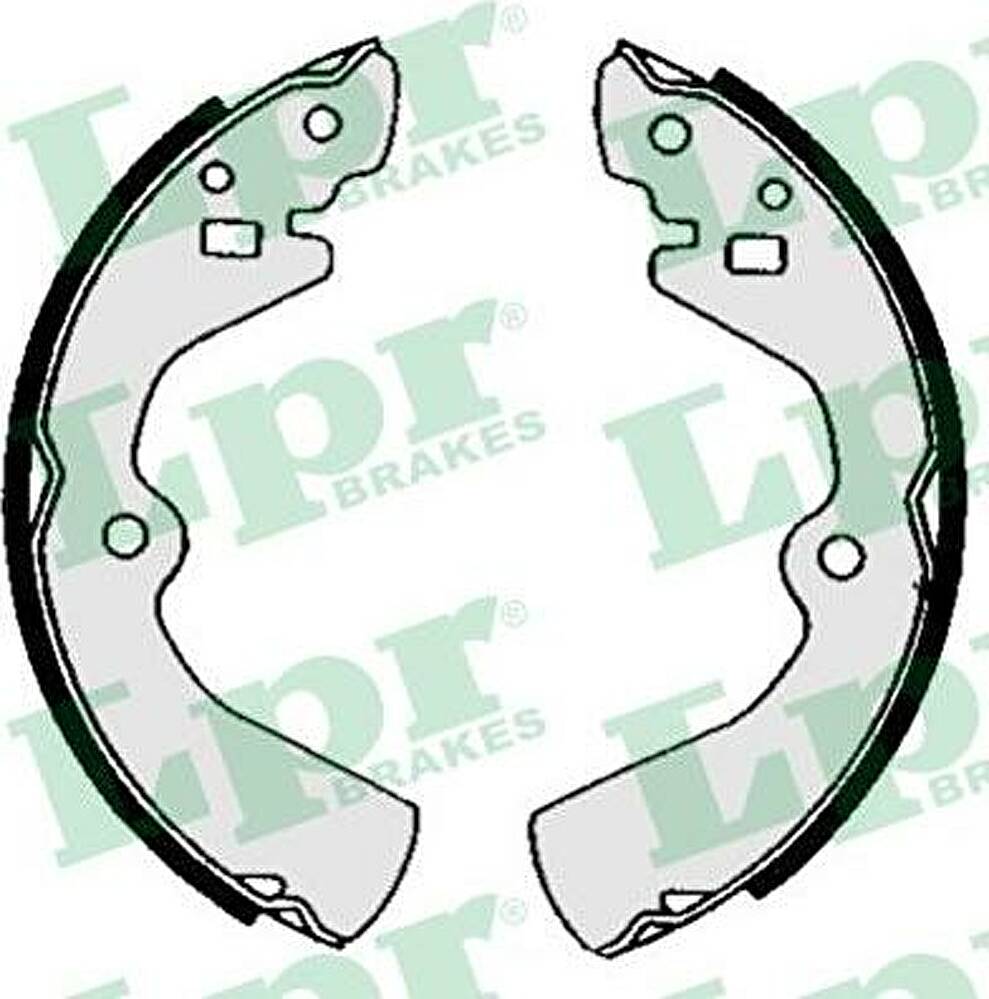 LPR 05480 Колодки тормозные барабанные NISSAN BLUEBIRD/SUNNY/HYUNDAI SONATA 85-95 (D407056L13)