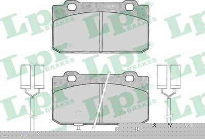 LPR 05P018 комплект тормозных колодок, дисковый тормоз на ALFA ROMEO 33 (905)