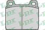 LPR 05P027 Колодки тормозные дисковые MERCEDES W114/115/108/VOLKSWAGEN T2 66-79 передние (211698151G)