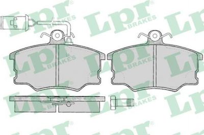 LPR 05P033 комплект тормозных колодок, дисковый тормоз на ALFA ROMEO 164 (164)