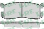 LPR 05P037 Колодки тормозные дисковые зад MAZDA 626 ->92(572169J) (GJY72648Z9A)