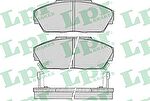 LPR 05P080 Колодки тормозные дисковые HONDA ACCORD 2.0 85-89/PRELUDE 2.0 86-92 передние (572308)