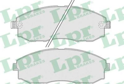 LPR 05P1015 Колодки тормозные передние HYUNDAI H-1 STAREX 97- (581014AA00)