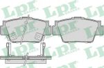 LPR 05P1038 КОМПЛЕКТ ТОРМОЗНЫХ КОЛОДОК, ДИСКОВЫЙ ТОРМОЗ