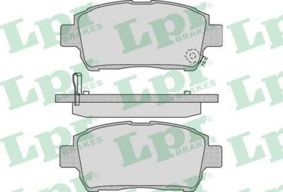 LPR 05P1062 Колодки тормозные дисковые TOYOTA COROLLA/PRIUS/YARIS 1.0-1.6 99- передние (0446552011)