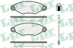 LPR 05P1106 Колодки тормозные дисковые NISSAN KUBISTAR 03-/RENAULT KANGOO 97- передние с датч. (7701208142)